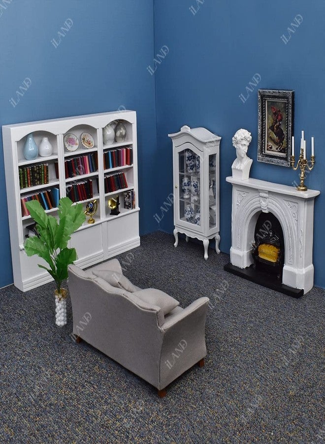 iLAND Modern Dollhouse Furniture on 1/12 Scale, Miniature Couch for Dollhouse Living Room (Khaki Drills) - Image 4
